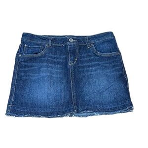 Levi's Blue Denim Mini Skirt